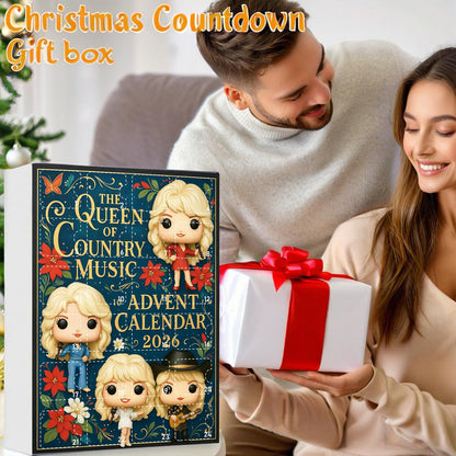 Dolly Parton 24-Day Christmas Countdown Blind Box Advent Calendar – Christmas Tree Ornaments