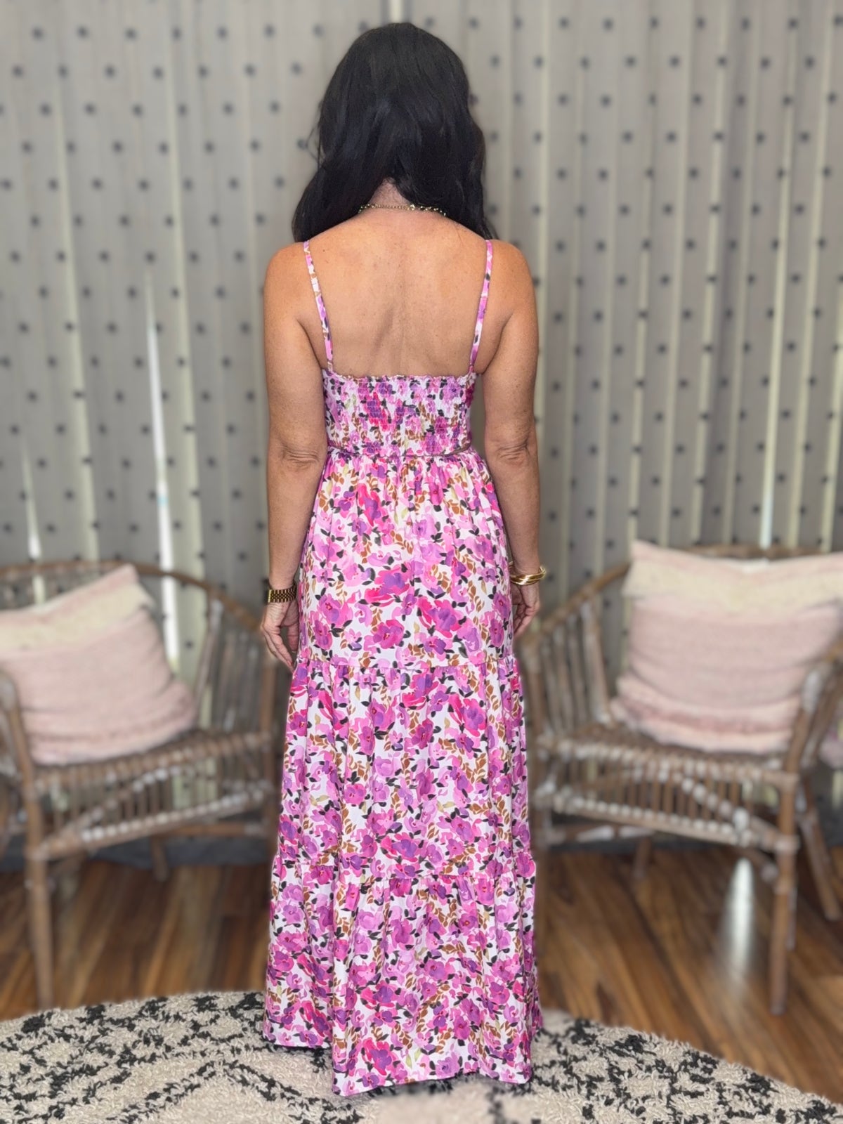 Blossom & Breeze Cutout Maxi Dress