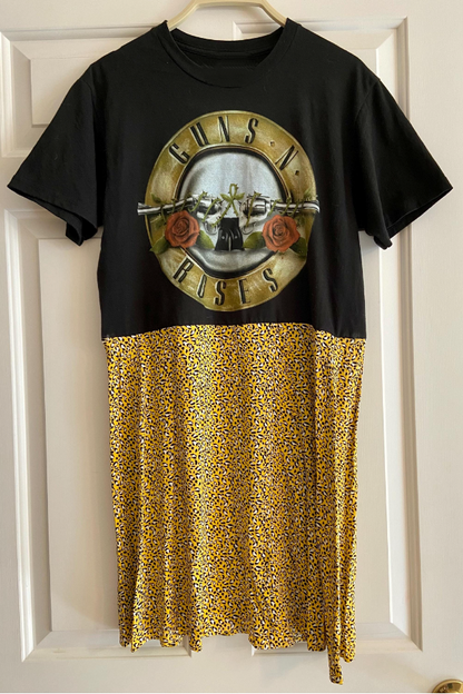 Guns N Roses Printed-Print Dress