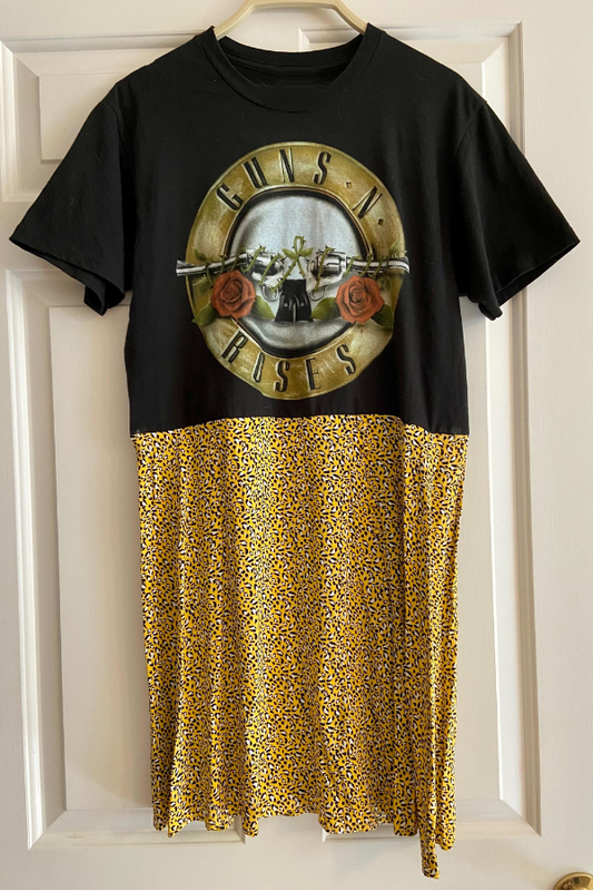 Guns N Roses Printed-Print Dress