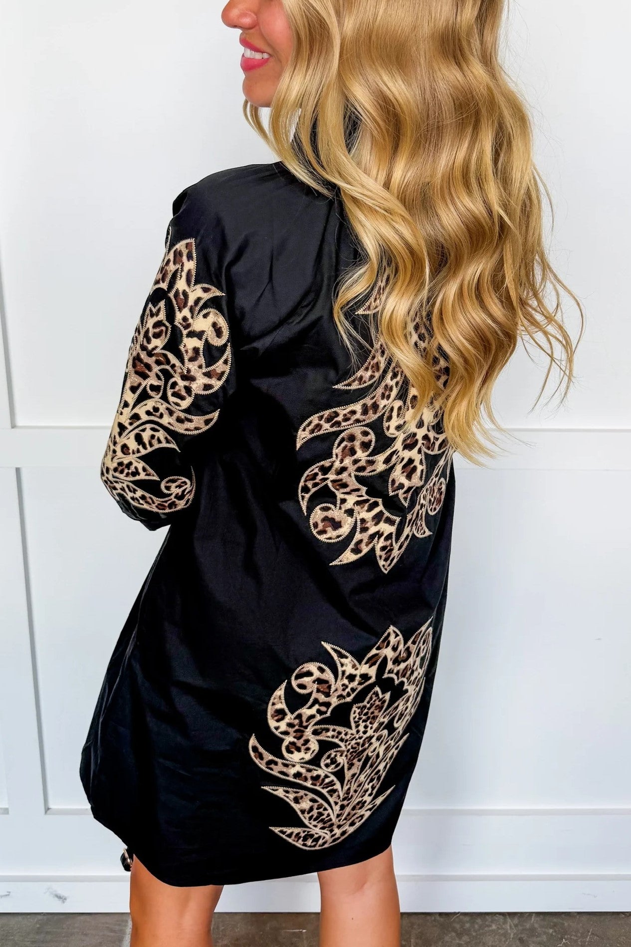 Leopard Luxe Shift Dress