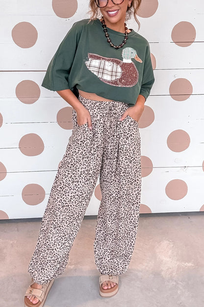 Mallard Duck Patchwork Dolman Top