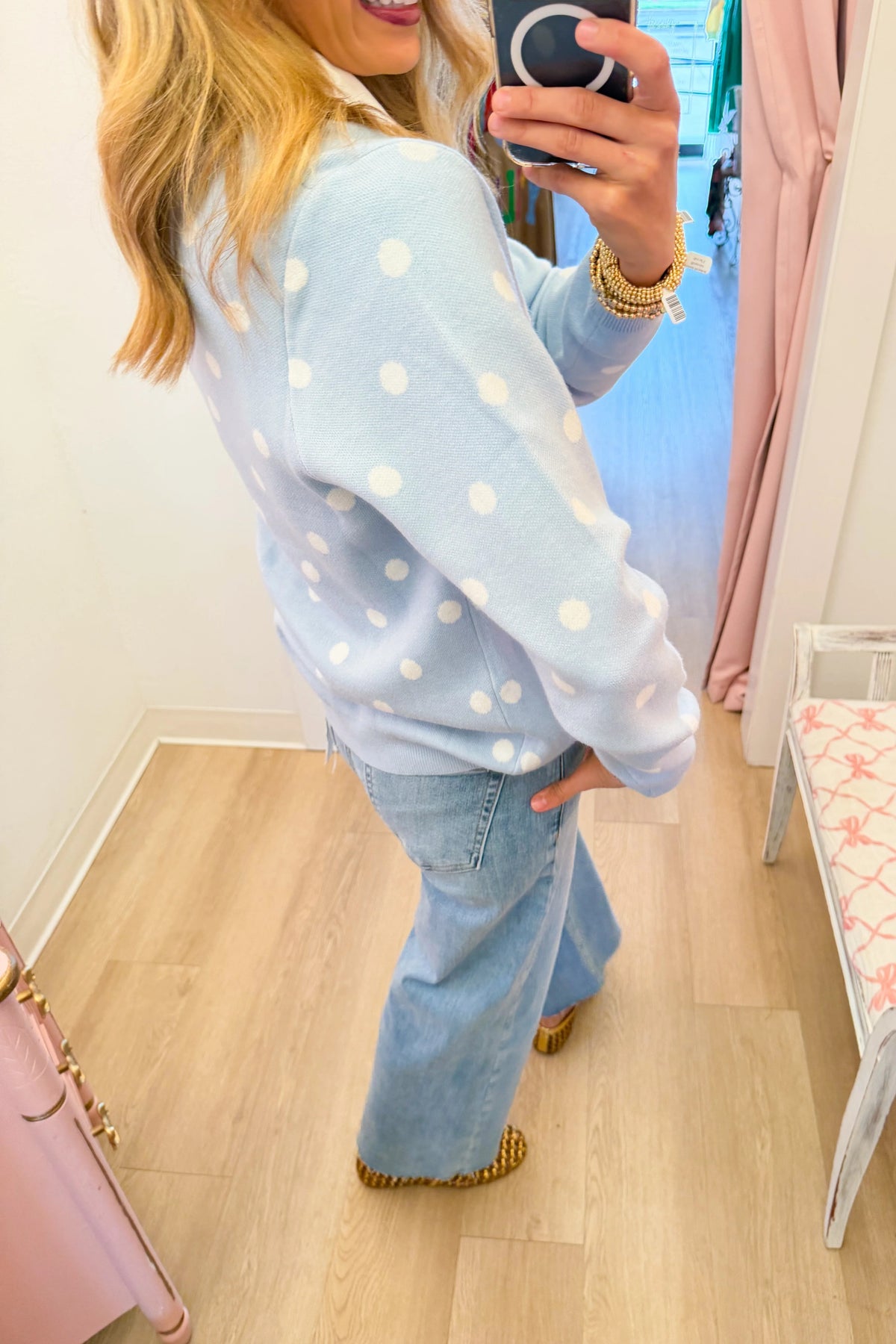 Polka Dot Cardigan