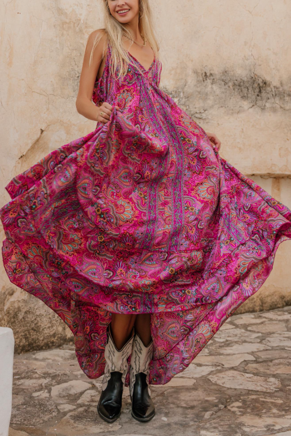 Women's Bohemian Retro Dress