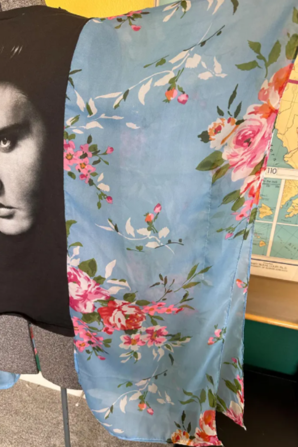 Music T-Shirt Poncho Top - Elvis Presley