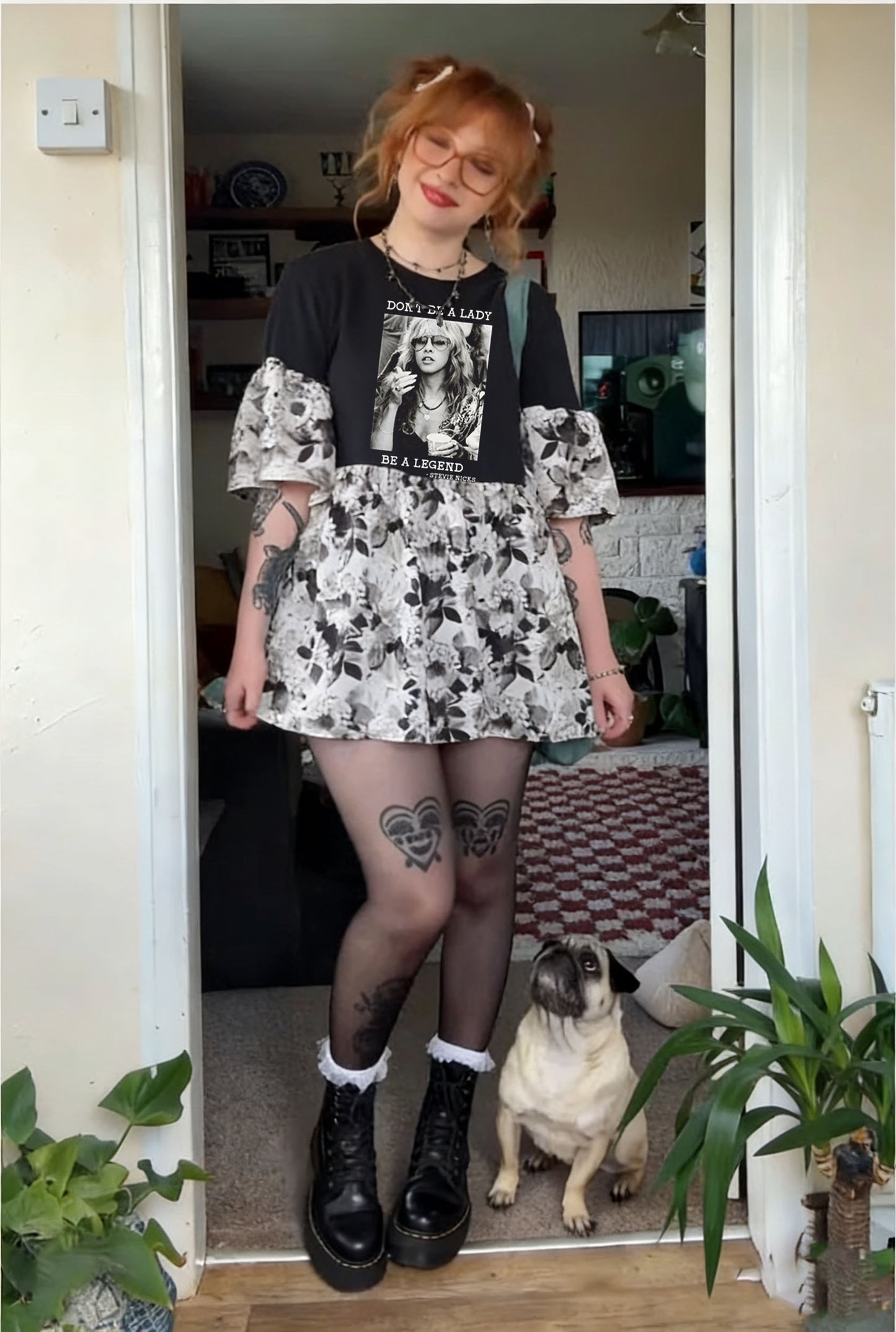 Stevie Nicks Upcycled Tee