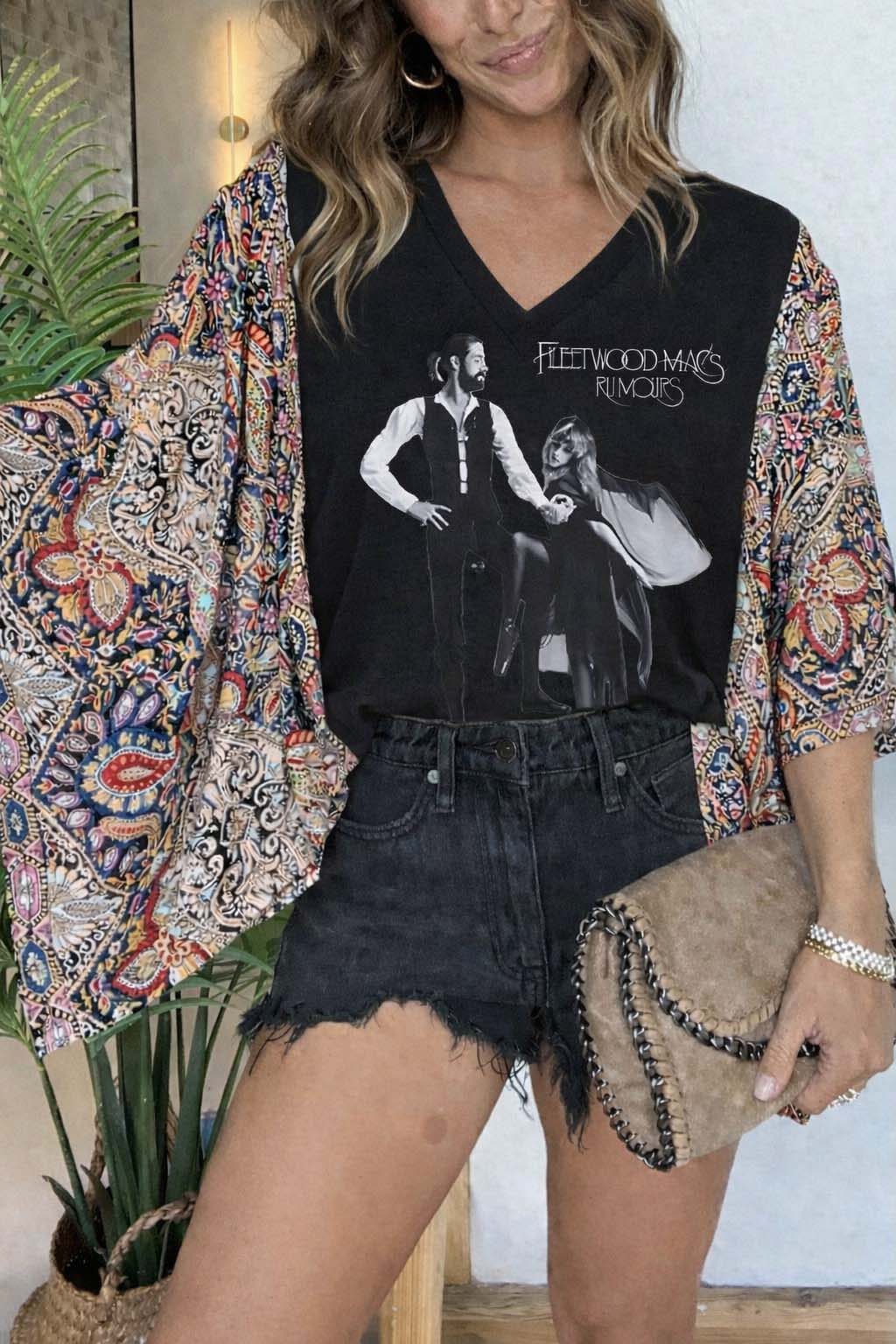 Fleetwood Mac V-neck Tee（No Patch）