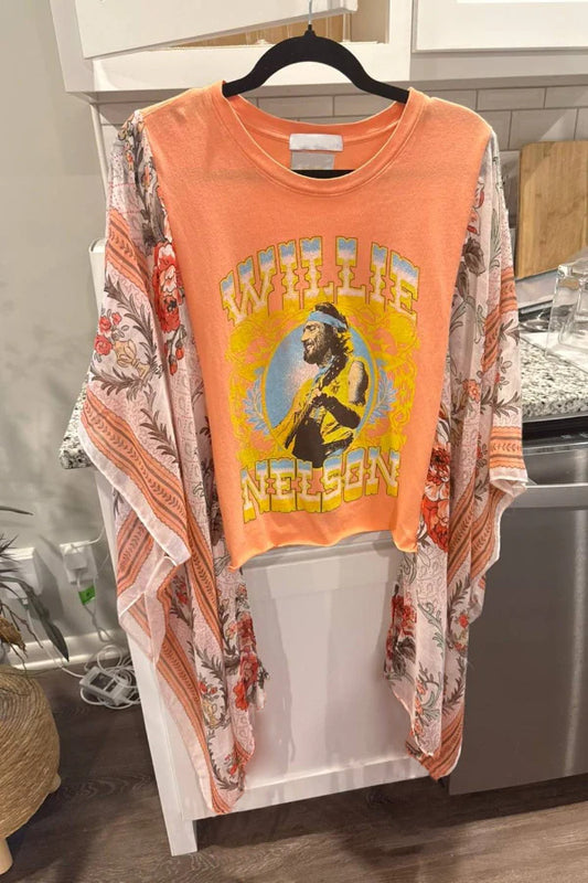 WILLIE NELSON OUTLAW Mix & Match Tassel Tee