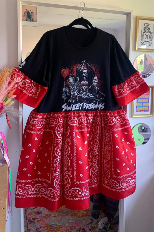 Sweet Dreams Mixed-and-Matched Dress