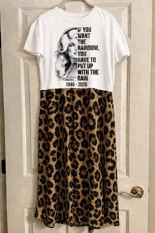 Dolly Parton Paneled Dress