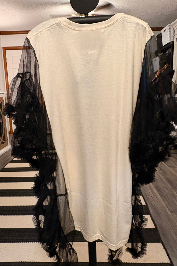 Pony-Print Dolman-Sleeve Tee