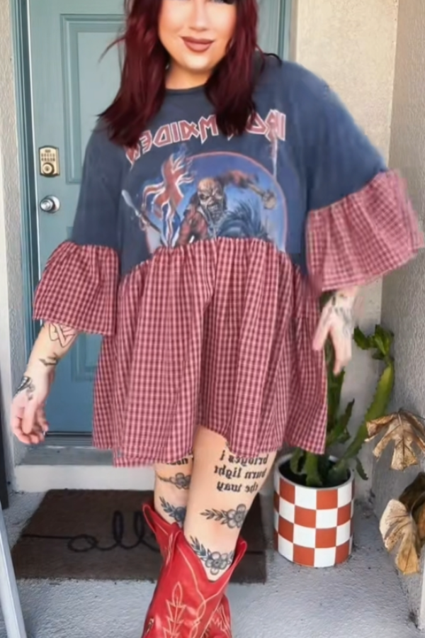 Iron maiden Upcycled Tee