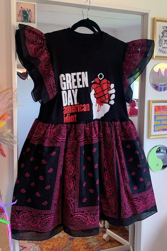 Green Day American Idiot Fly Sleeve Dress