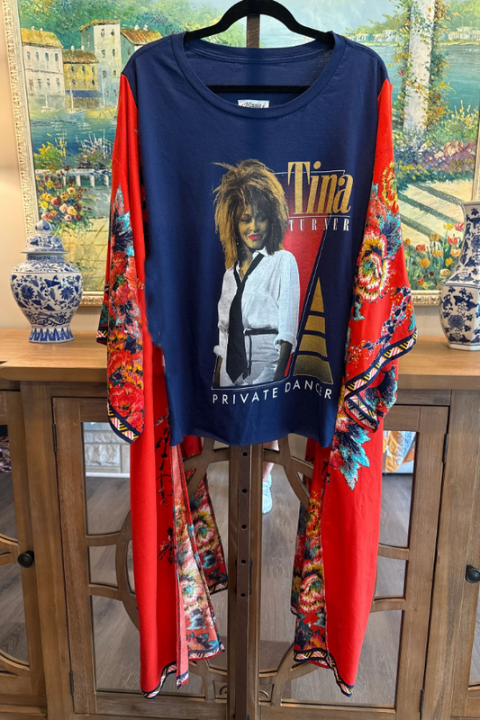 Roper Band Tee Tina Turner Print Mix & Match Tee（No Patch）