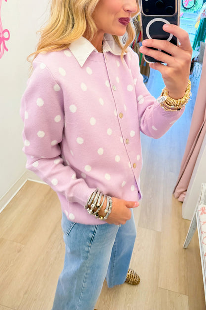 Polka Dot Cardigan