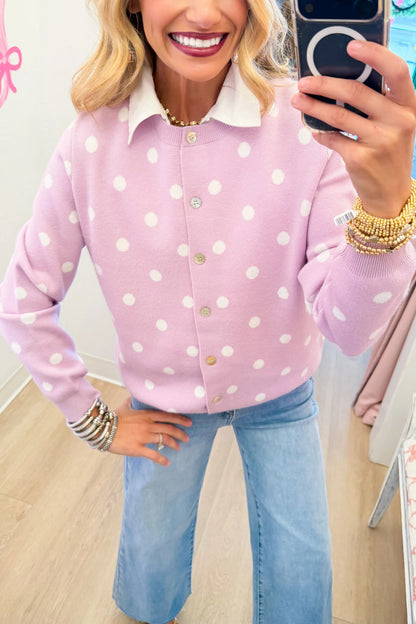 Polka Dot Cardigan