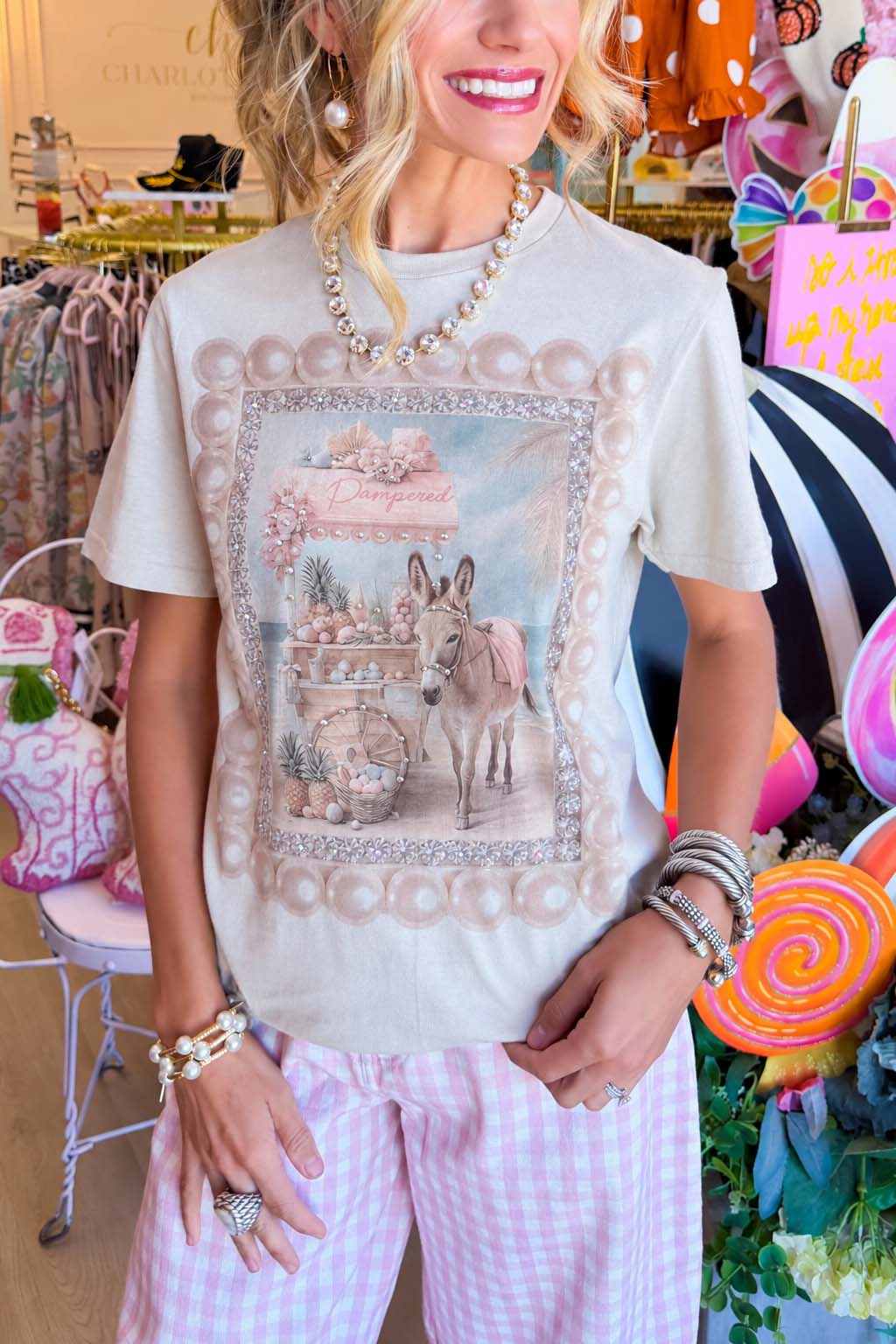 Pampered Donkey Tee