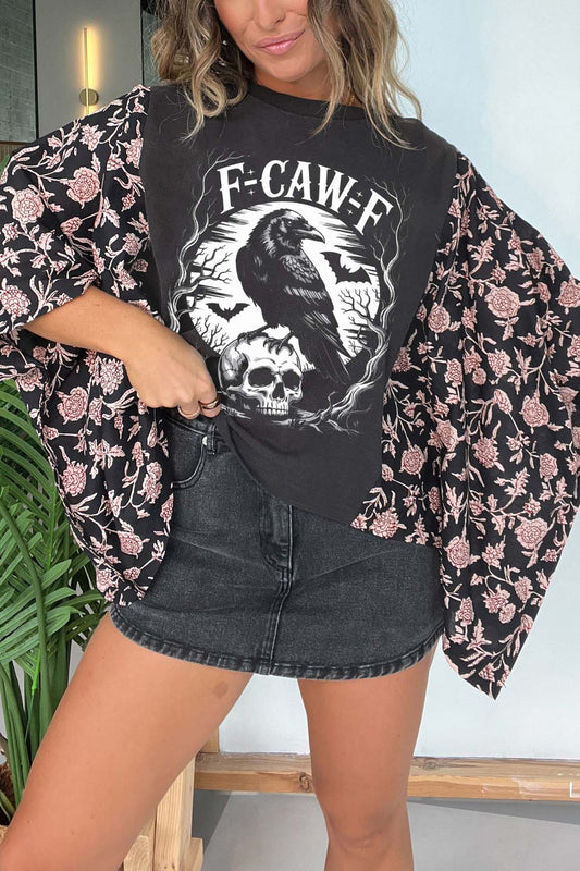F-Caw-F Print Mix & Match Tee（No Patch）