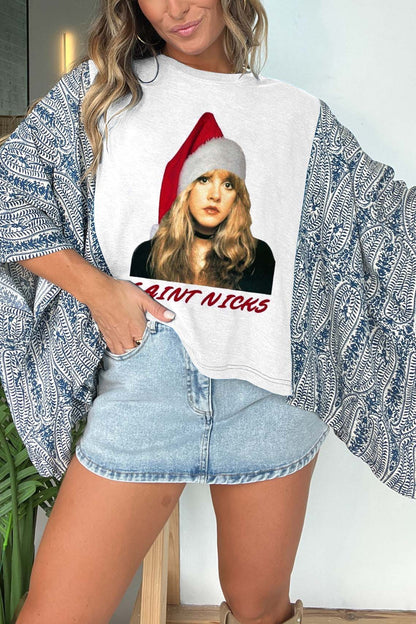 Stevie Nicks Print Mix & Match Tee（No Patch）