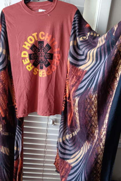 Red Hot Chili Peppers T-shirt Poncho