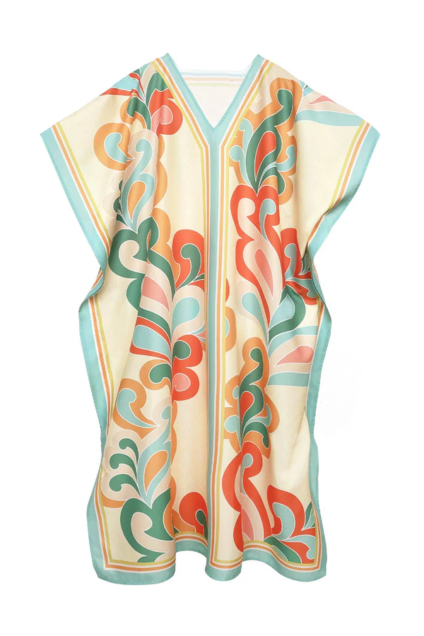 Paisley-patterned Robe