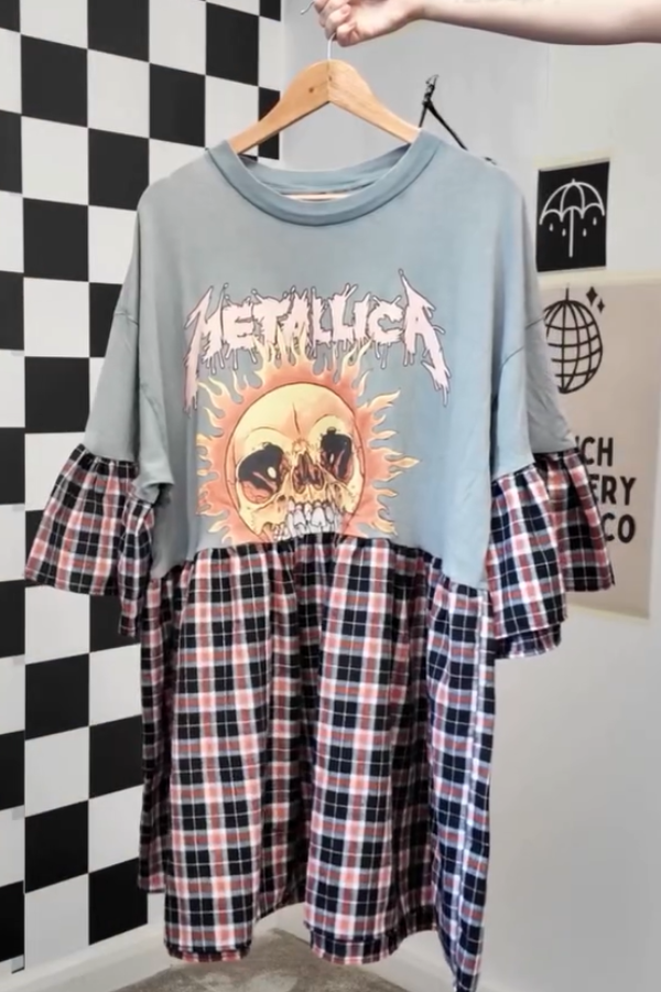 Metallica Recycled Dress