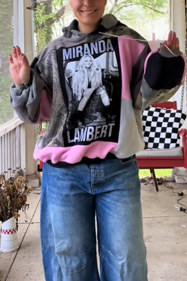 Miranda Lambert On Tour Colorblock Hoodie