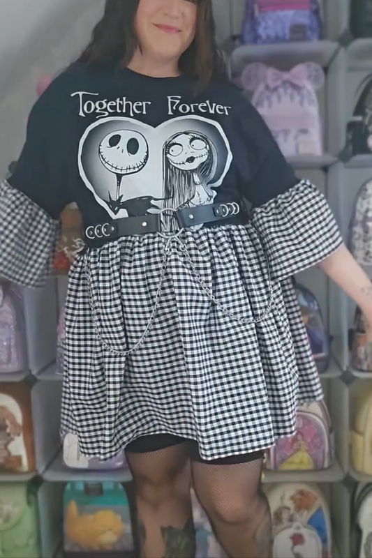 Jack Skellington And Sally Recycled Dress