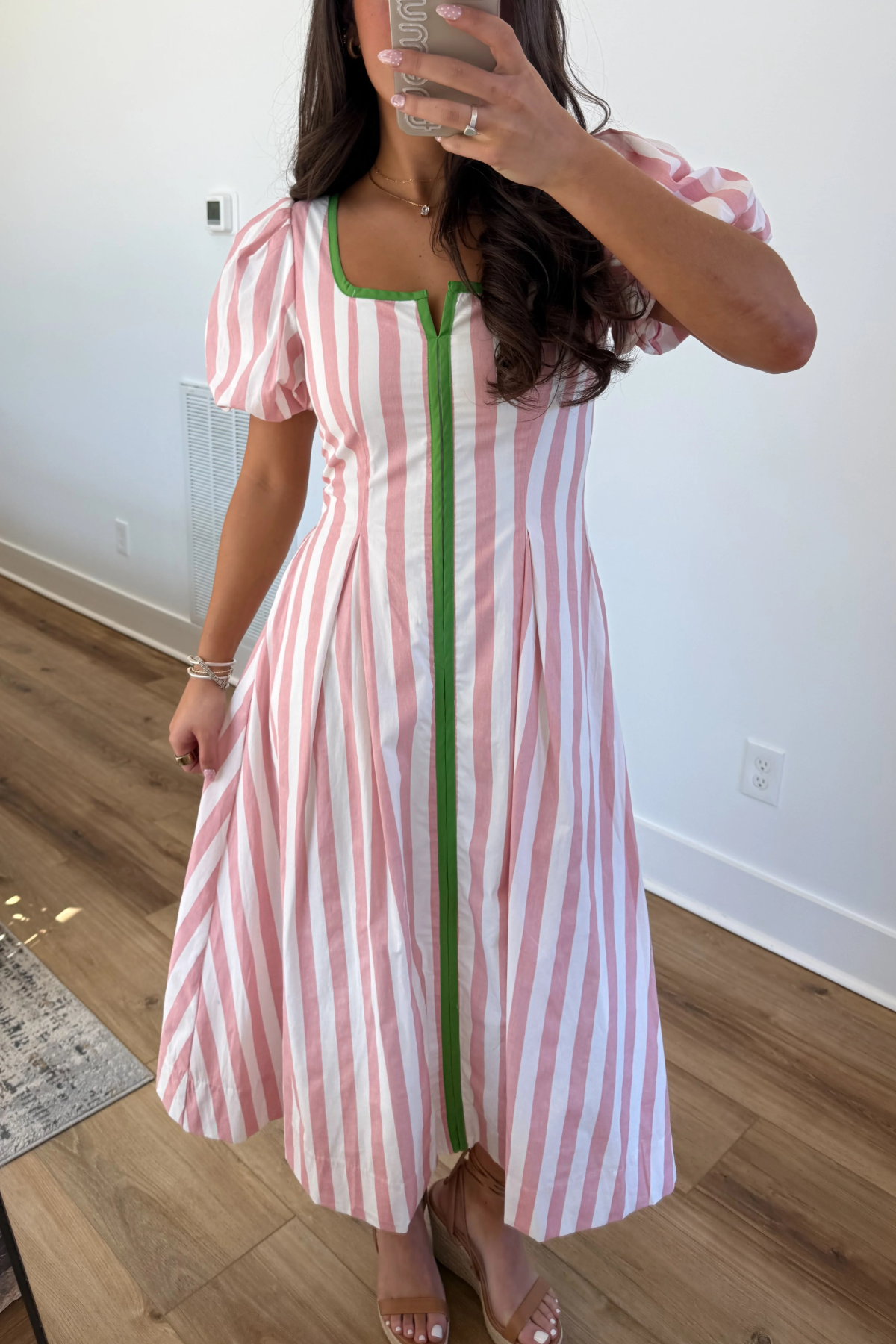 The Carolina Stripe Midi