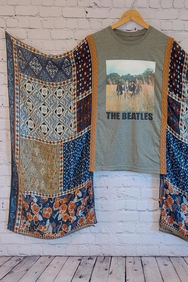 The Beatles Printed Dolman Sleeve T-Shirt Top