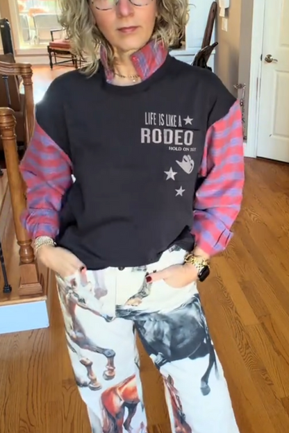 Wild West Rodeo Recycled Top
