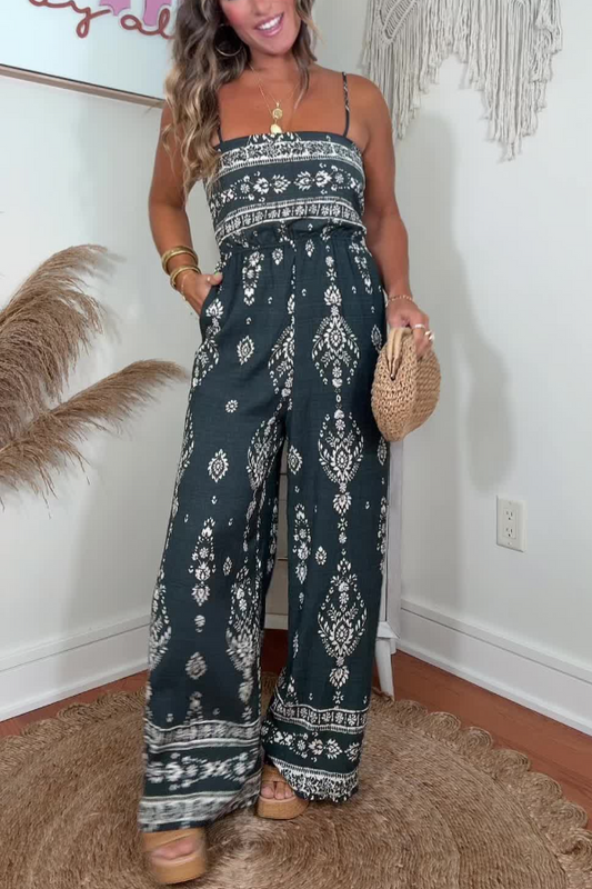 Women's Vintage Bohemian Jumpsuit
