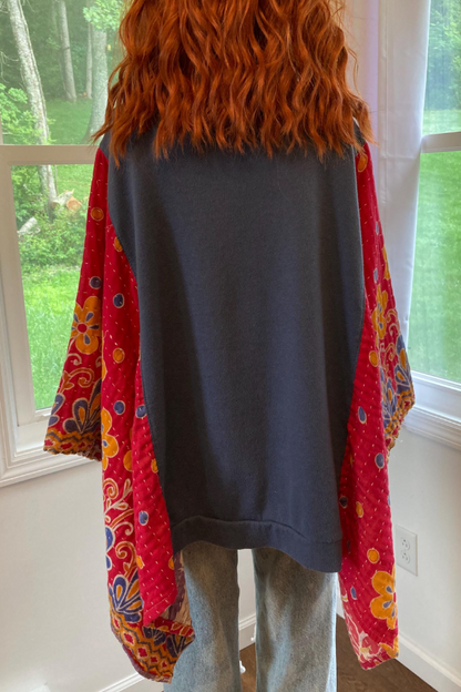 Rolling Stones Printed Dolman Sleeve T-Shirt Top