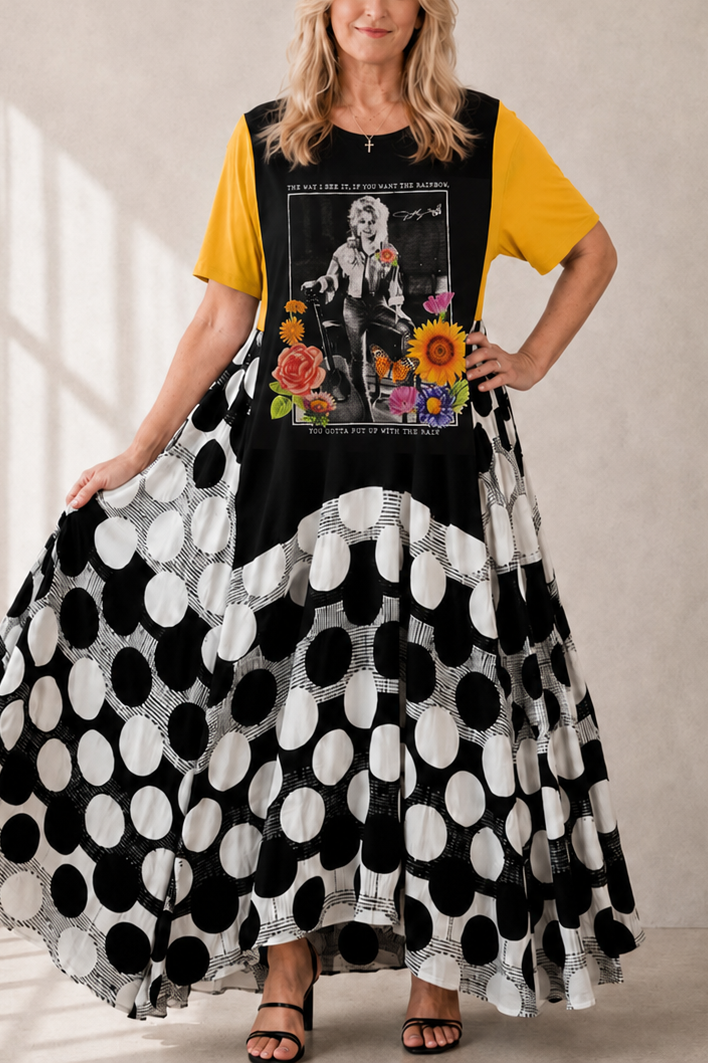Dolly Parton Band Tee Dress