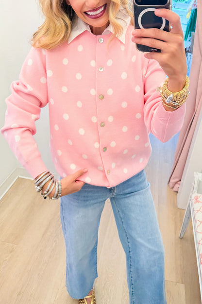 Polka Dot Cardigan