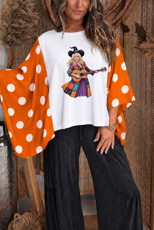 Halloween Dolly Parton Mix & Match Tee（No Patch）