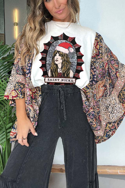 Stevie Nicks Print Mix & Match Tee（No Patch）