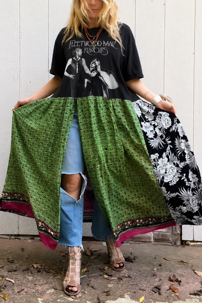 Fleetwood Mac Band Double Split Maxi Tee
