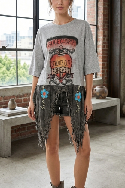 Alice Cooper School Tour Recycled Top