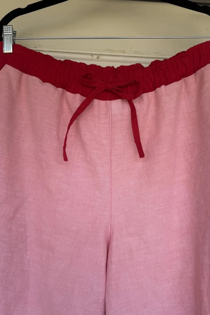Women's Color-block Patchwork Pants