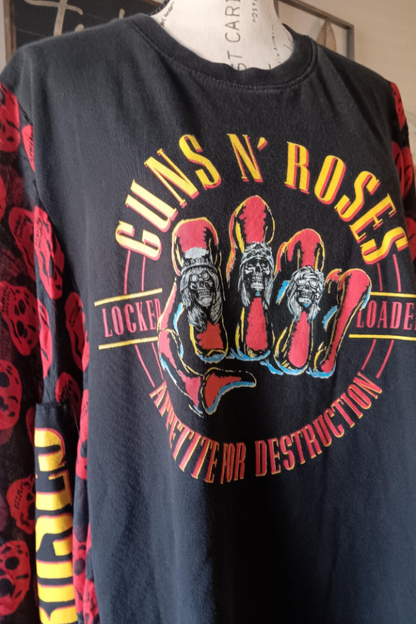 Guns N Roses T-shirt Poncho