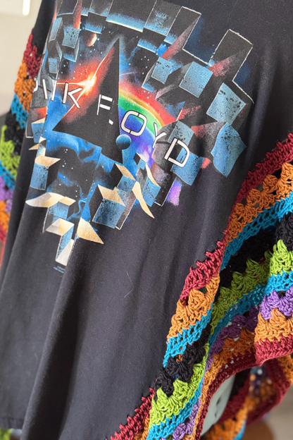 Pink Floyd Mix-up Bat Sleeve T-Shirt Top
