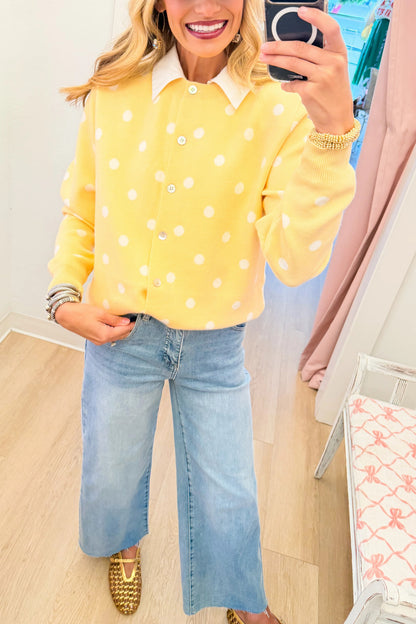 Polka Dot Cardigan
