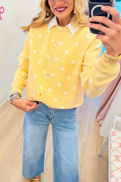 Polka Dot Cardigan