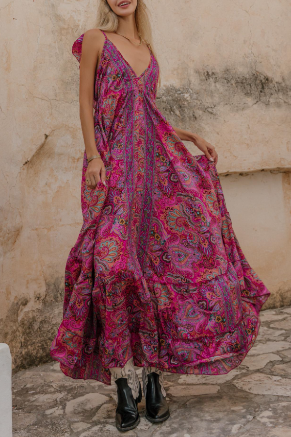 Women's Bohemian Retro Dress