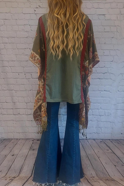 Jefferson Airplane Makeover Bat Sleeve T-shirt