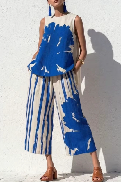 Sophisticated Art-Print Co-Ord Set