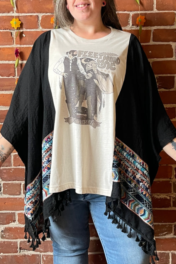 Fleetwood Mac Dreams Mix And Match Bat Sleeve T-Shirt Top