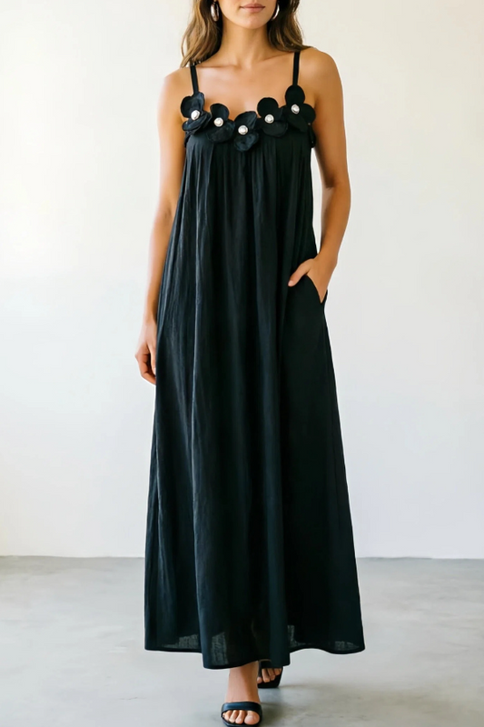 Elegant Floral Elegant Beach Holiday Dress