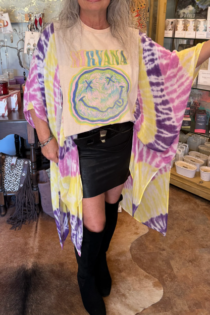 Roper Band Tee NIRVANA Print Mix & Match Tee（No Patch）